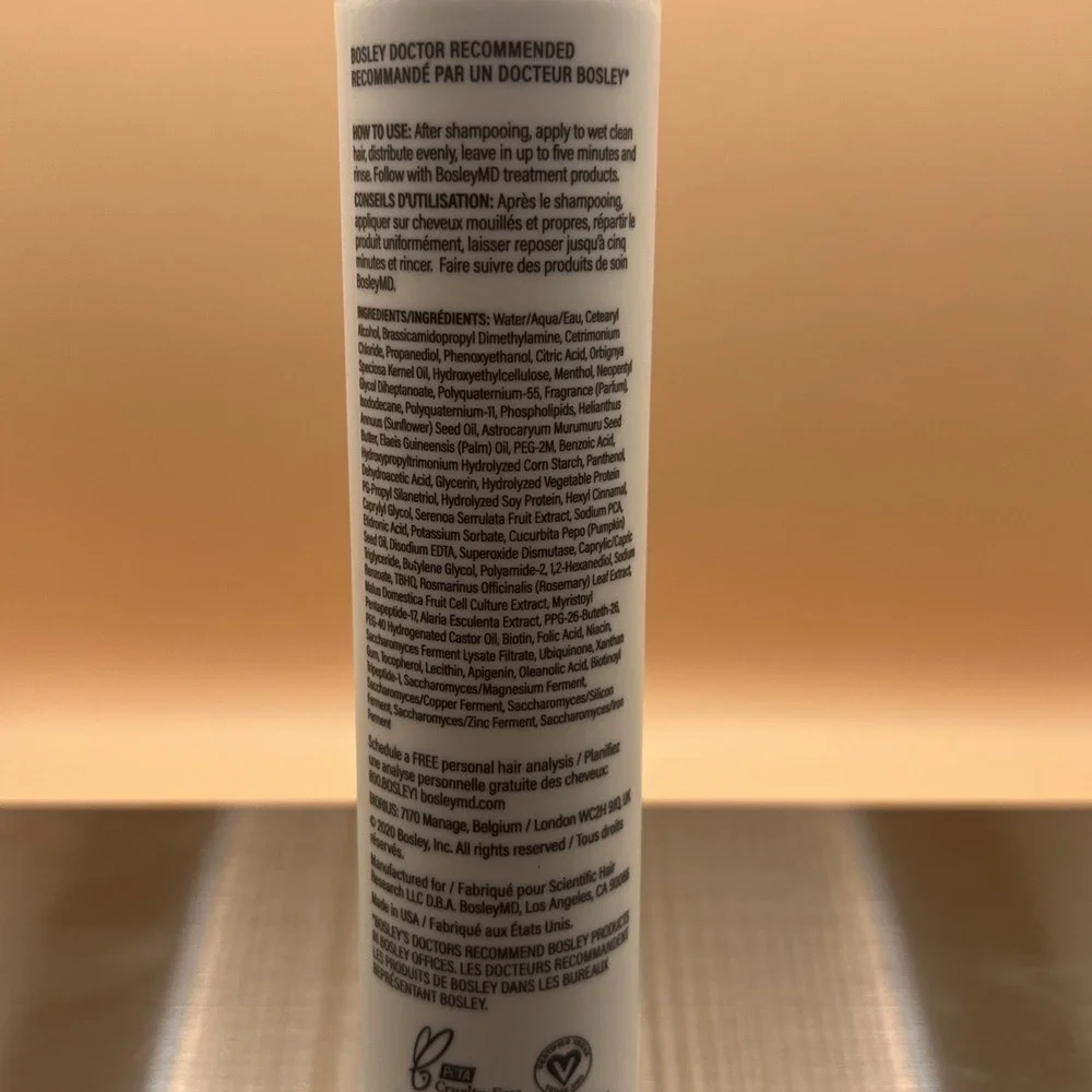 Bosley MD Bos‎ Revive Color Safe Volumizing Conditioner 5.1 Fluid Ounces Step 2